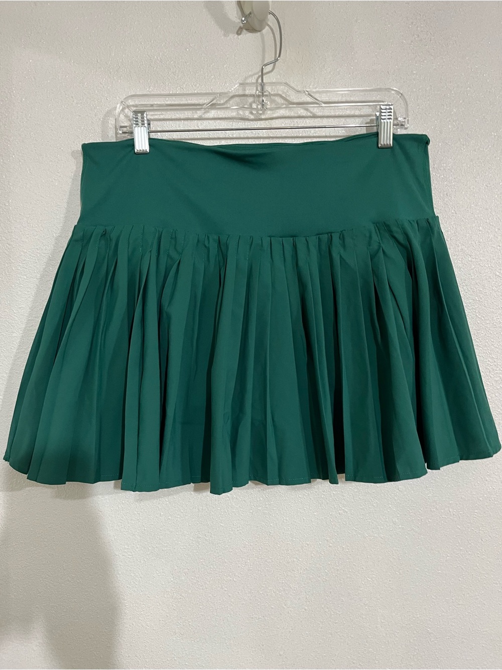 all in motion Emerald Green Pleated Skater Skirt